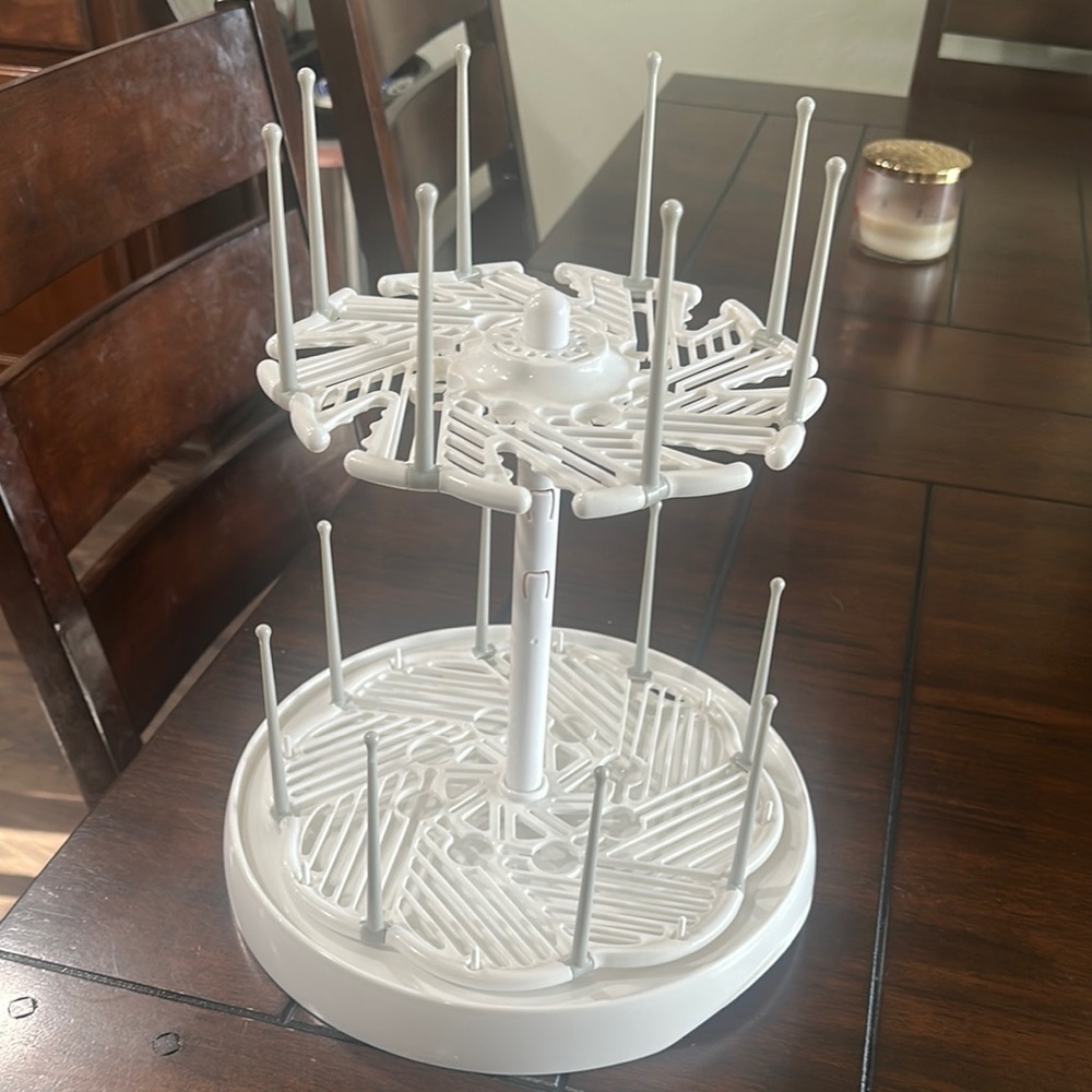 White Bottle Drying Rack - Picture 2 of 2